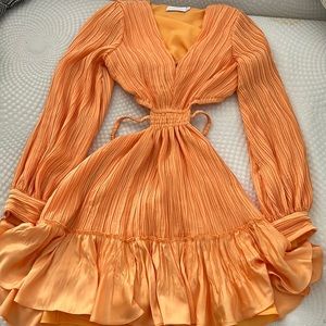 Jonathan simkhai orange dress